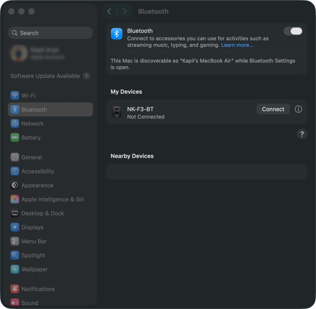 Check Bluetooth Audio Devices