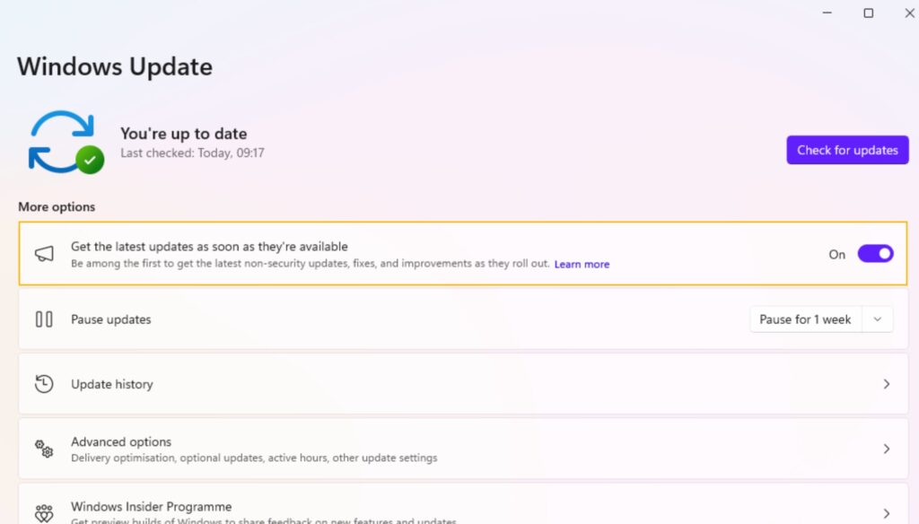 Get the latest updates as soon as they're available