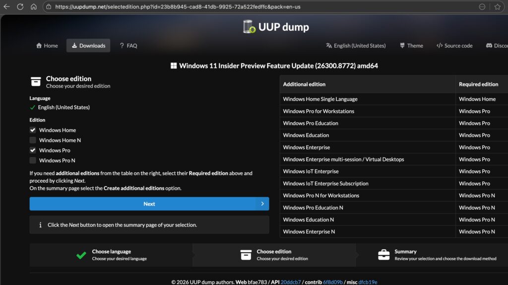 UUP language
