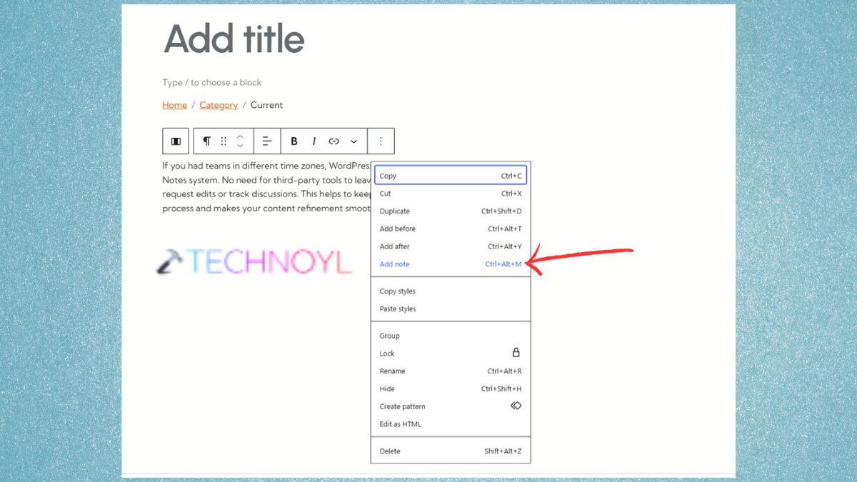 Add Note Feature WordPress 7.0 Enhanced Notes & Asynchronous Collaboration