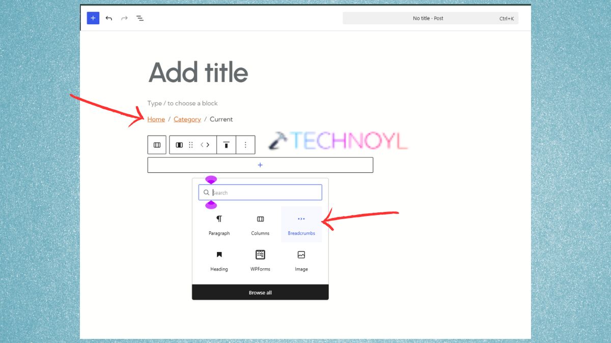 Breadcrumbs feature in WordPress 7.0 for Powerful Design and Block Editing Enhancements