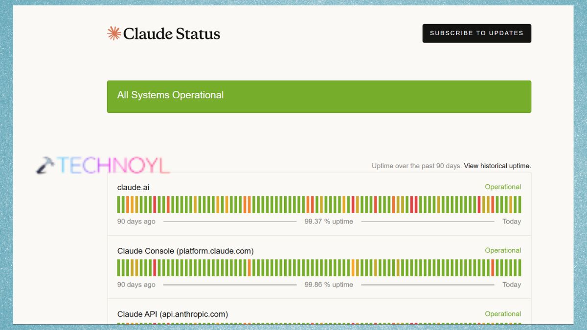Check Whether Claude AI Is Down in Status page
