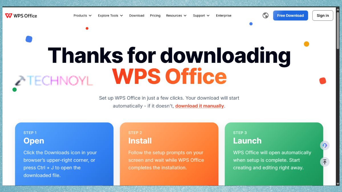 Download and install WPS Office