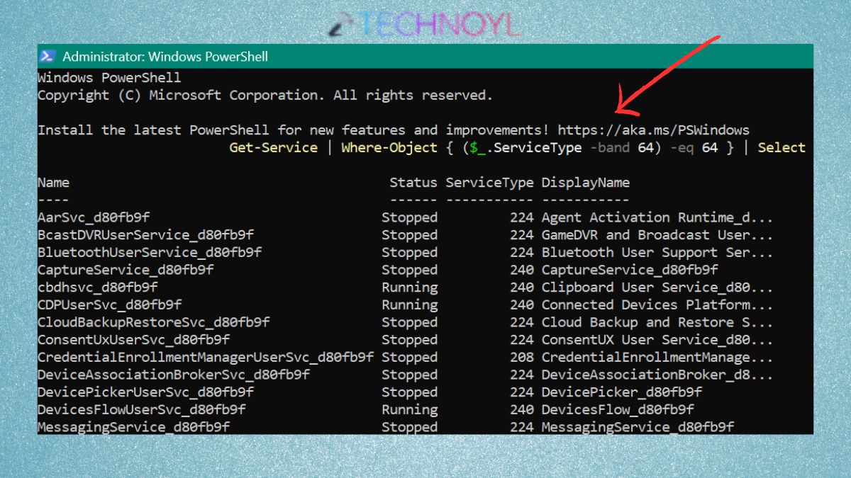 Find All Per-User Services in Windows Using Powershell