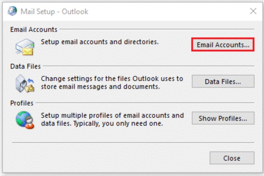 Email accounts