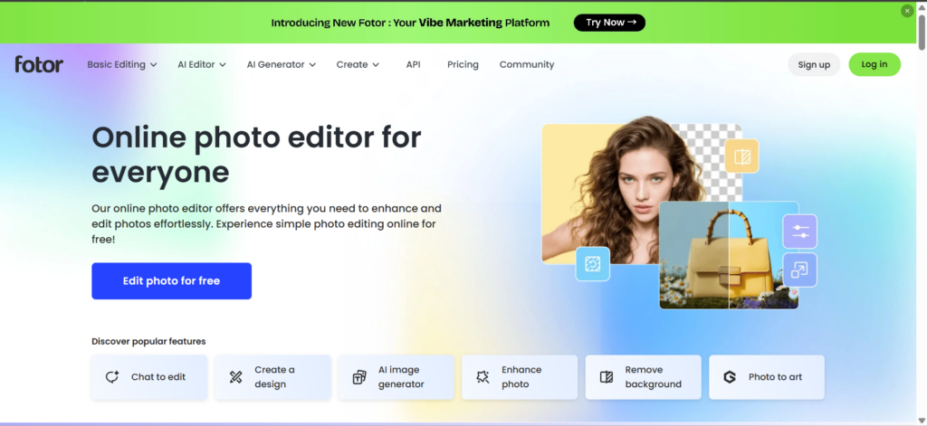 Fotor AI Profile Picture Generator Best For Quick AI Edits