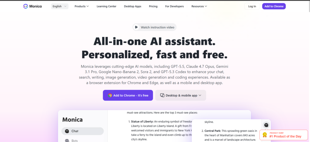 Monica AI Best For Multi-Platform Profile Pictures