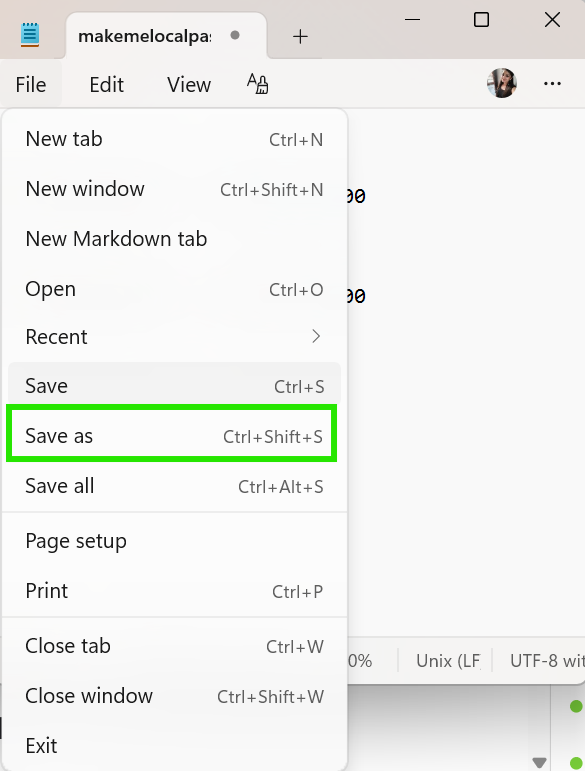 Create An SRT File Using Notepad
