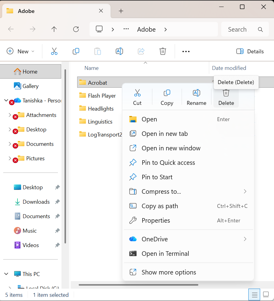 Reset Adobe Reader Data