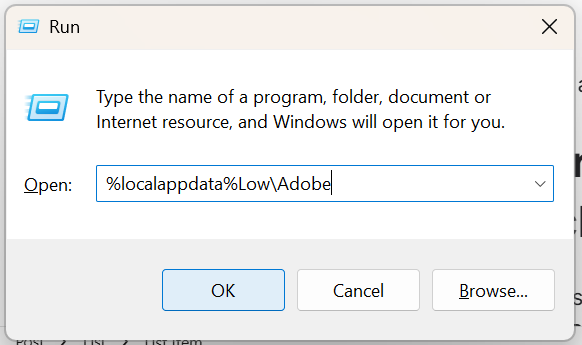 Run window