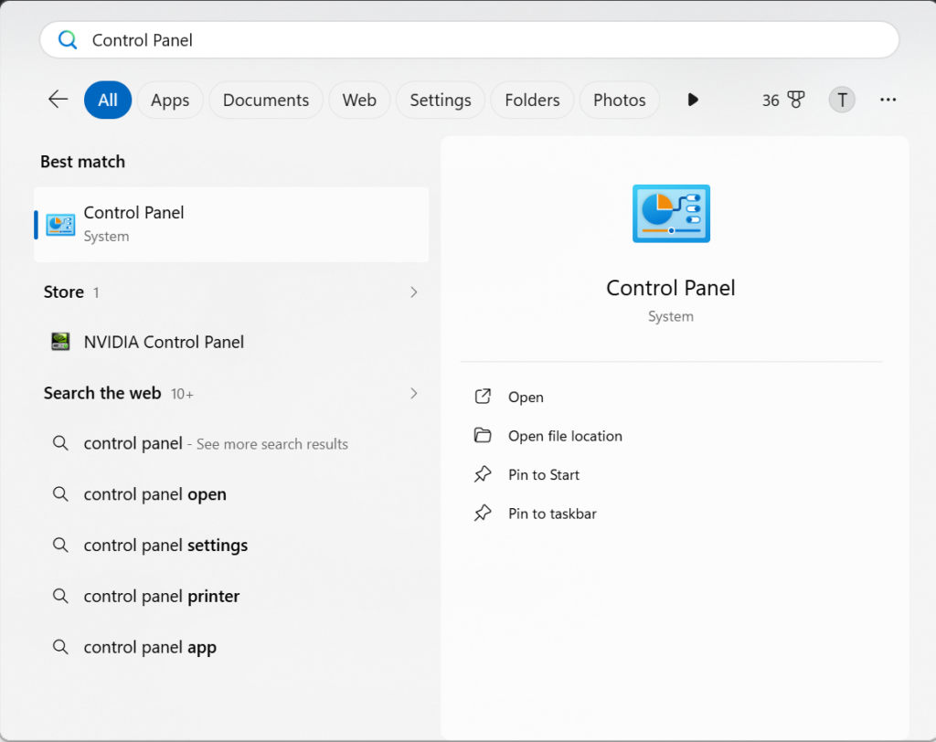 Control Panel To Fix Outlook keeps signing you out on Windows