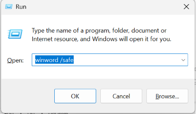 winword /safe