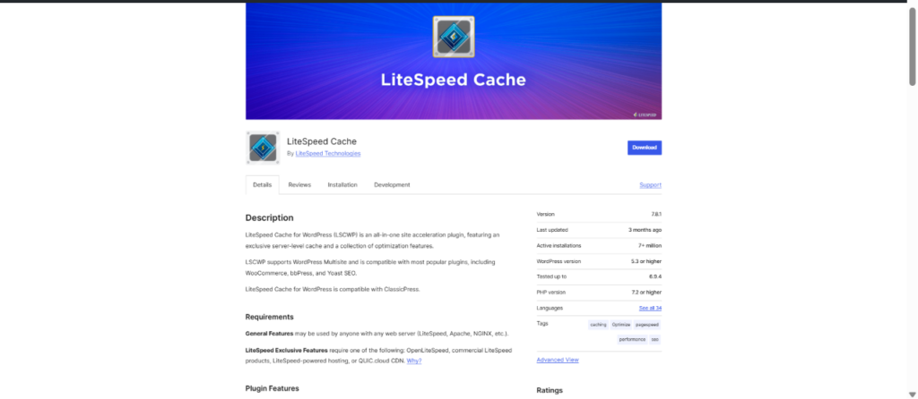 LiteSpeed Cache
