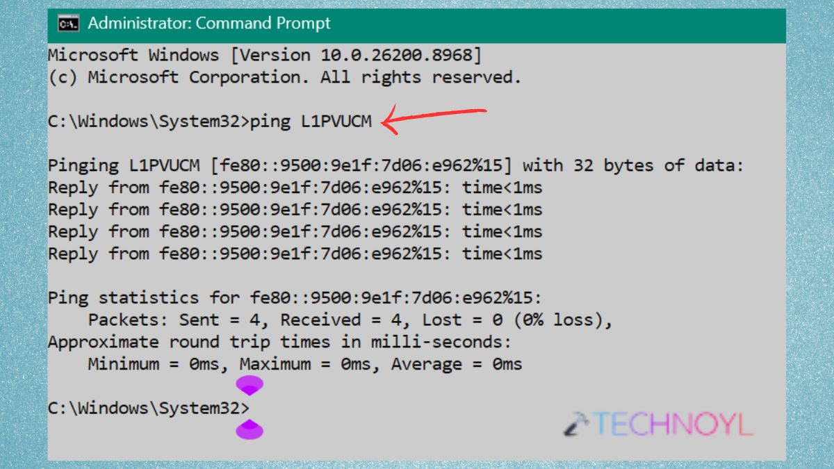 Ping command Verify That the Computer Can Reach the Domain Controller