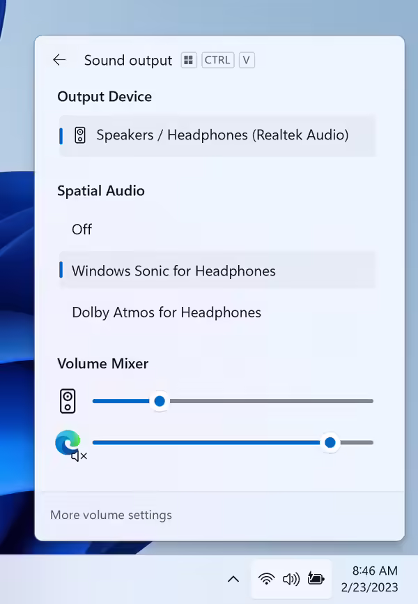Volume Mixer