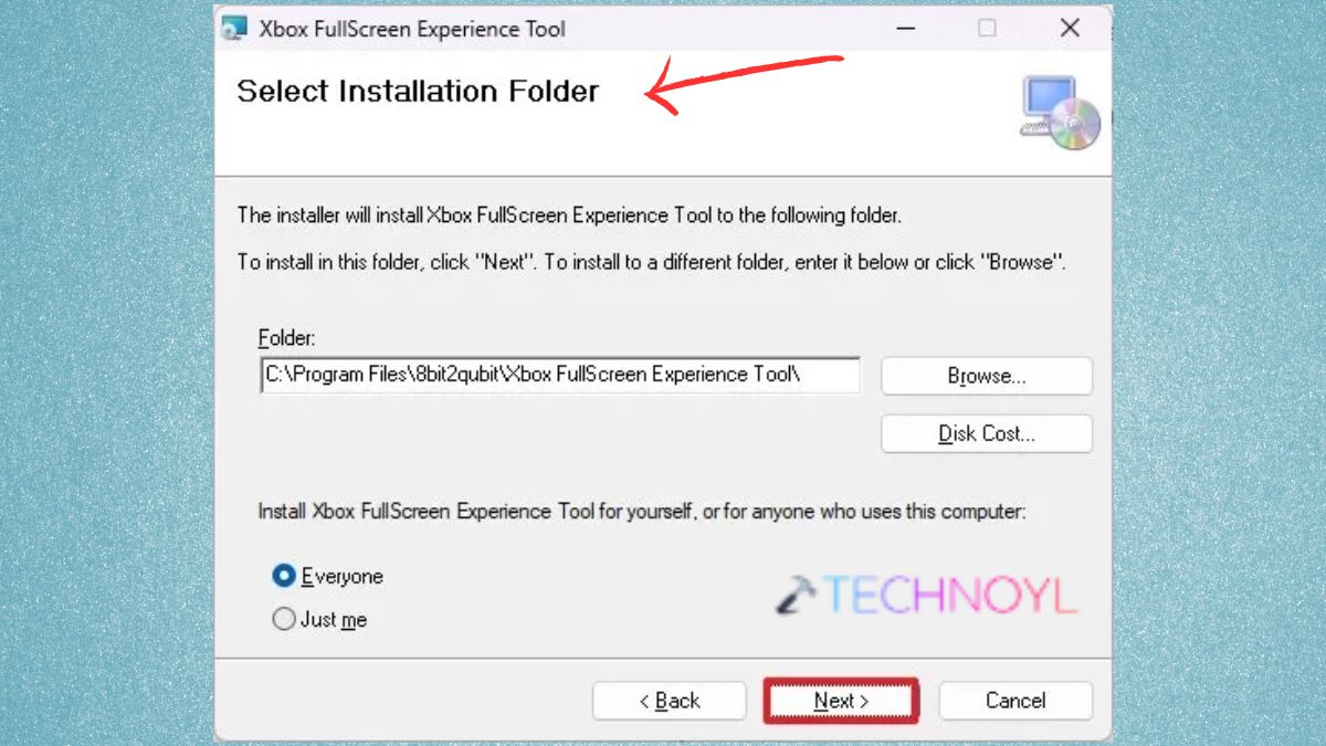 Xbox FullScreen Experience Run Tool Setup