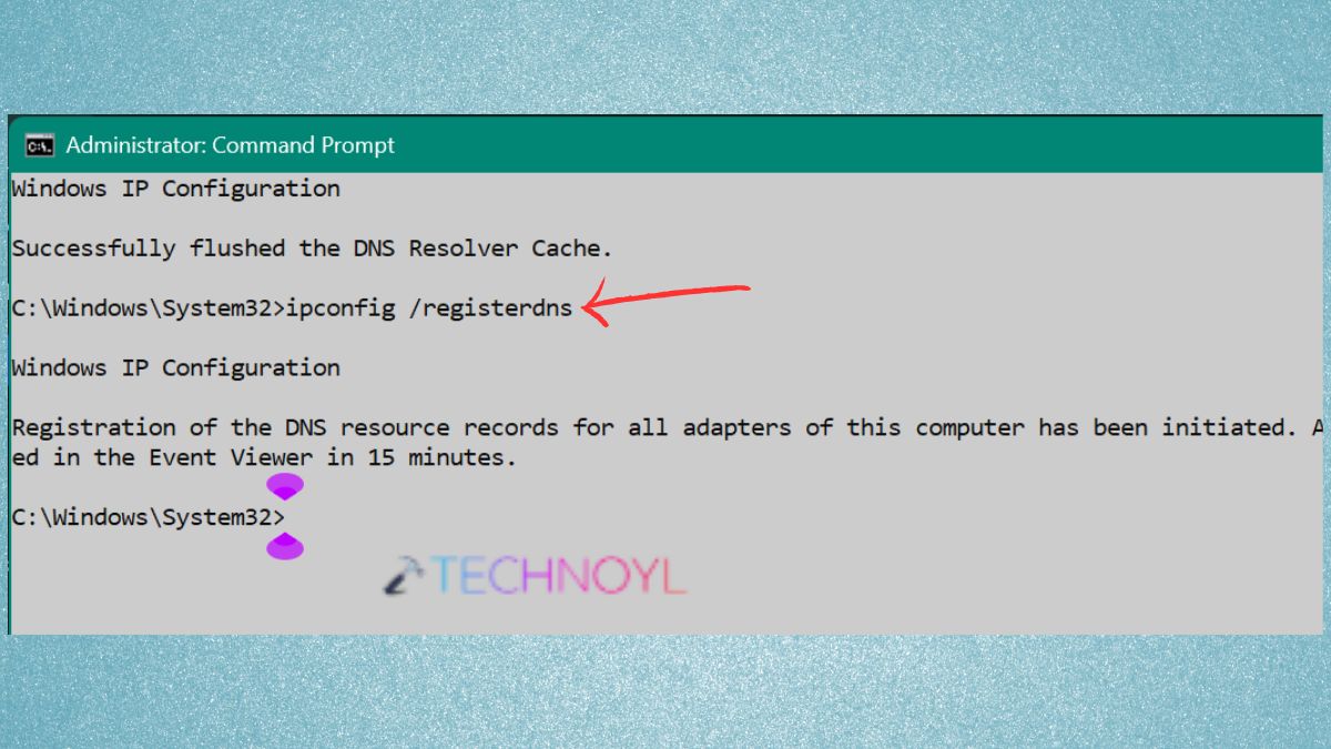 ipconfig registerdns