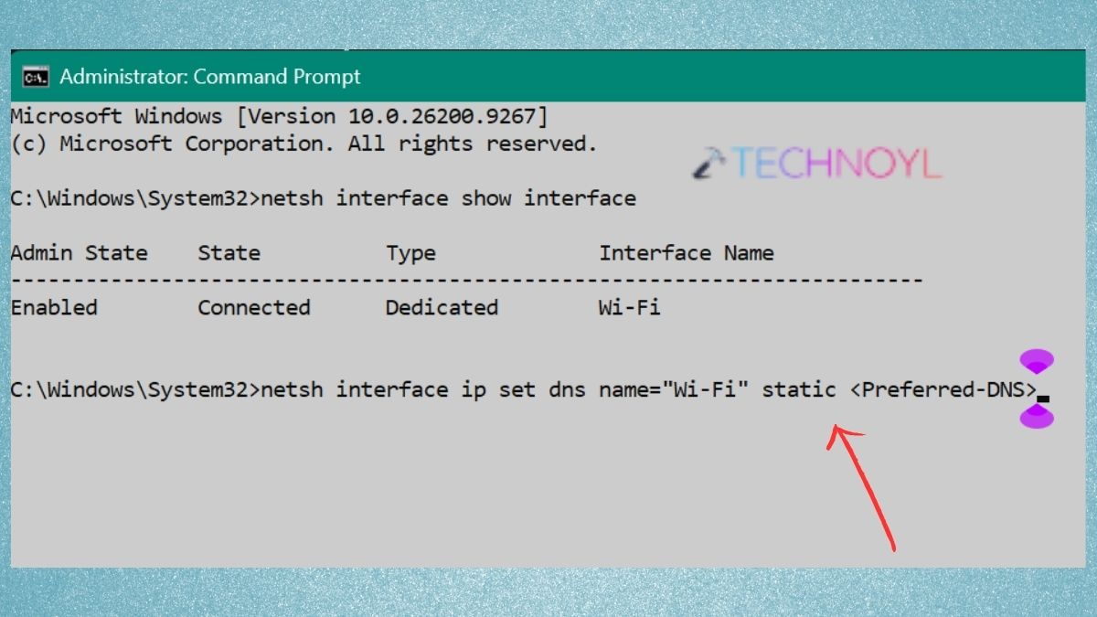 netsh interface ip set dns Configure Private DNS in Windows 11
